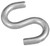 National Hardware N273-441 S-Hook, 120 lb Working Load, 0.312 in Dia Wire, Steel, Zinc [SKU: ORG7172166]