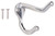 ProSource H62-B072 Coat and Hat Hook, 20 lb, 2-Hook, 1 in Opening, Zinc, Chrome [SKU: ORG6580997]