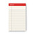 Colored Perforated Ruled Writing Pads, Narrow Rule, 50 Ivory 5 x 8 Sheets, Dozen [SKU: UNV35852]