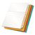 Poly Ring Binder Pockets, 8.5 x 11, Assorted Colors, 5/Pack [SKU: CRD84007]