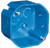 Carlon Ezduit A615DE-CAR Ceiling Box, 2-1/8 in D, 1 -Gang, 2 -Knockout, PVC, Blue [SKU: ORG6692560]