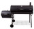 Char-Broil 21201571 Deluxe Offset Charcoal Smoker Grill, 3 -Grate, 925 sq-in Primary Cooking Surface, Black, Steel Body [SKU: ORG3662145]