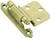 Amerock BPR3428BB Cabinet Hinge, 3/8 in Inset, Burnished Brass [SKU: ORG7473762]