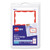 Printable Adhesive Name Badges, 3.38 x 2.33, Red Border, 100/Pack [SKU: AVE5143]