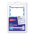 Printable Adhesive Name Badges, 3.38 x 2.33, Blue Border, 100/Pack [SKU: AVE5144]