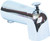 US Hardware P-520C Bathtub Spout with Diverter, 1/2 in Connection, FNPT, Plastic, Chrome Plated [SKU: ORG6442859]