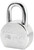American Lock A700D Padlock, Keyed Different Key, 7/16 in Dia Shackle, 1-1/6 in H Shackle, Steel Body, Chrome [SKU: ORG0411033]