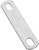 National Hardware 2191BC Series N222-331 U-Bolt Plate, 4.88 in L, 1.02 in W, 0.44 in Bolt Hole, Steel, Zinc [SKU: ORG2271575]