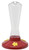 Perky-Pet 211 Bird Feeder, Pinch Waist, 8 oz, Nectar, 3-Port/Perch, Plastic, Clear/Red, Hang Mounting [SKU: ORG7424450]