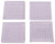 ProSource FE-50890-PS Furniture Glide, Plastic, Clear, Clear, 1-13/16 x 1-13/16 x 5/8 in Dimensions [SKU: ORG3329505]