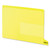 Colored Poly Out Guides with Pockets, 1/3-Cut End Tab, Out, 8.5 x 11, Yellow, 25/Box [SKU: SMD61956]