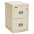 Compact Turtle Insulated Vertical File, 1-Hour Fire, 2 Legal/Letter File Drawers, Parchment, 17.75" x 22.13" x 27.75 [SKU: FIR2R1822CPA]