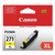 0339C001 (CLI-271XL) High-Yield Ink, Yellow [SKU: CNM0339C001]