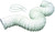 Lambro 1303 Vent Hose, 4 in ID, 8 ft L, Vinyl, White [SKU: ORG6753586]