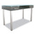 Prestige Glass Writing Desk, 47.1" x 23.5" x 29.5", Gray [SKU: UOS24398955]