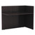 Alera Valencia Reversible Reception Return, 44.13w x 23.63d x 41.5h, Espresso [SKU: ALEVA324424ES]