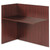 Alera Valencia Reversible Reception Return, 44.13w x 23.63d x 41.5h, Mahogany [SKU: ALEVA324424MY]