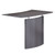 Medina Laminate Bridge, Left-Hand, 48w x 24d x 29.5h, Gray Steel [SKU: MLNMNBDGLLGS]