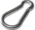 BARON 2450-9/32 Spring Hook Snap Link, Steel, Zinc [SKU: ORG6114045]