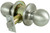 ProSource C363BV-PS Knobset, Knob Handle, Metal, Stainless Steel, 2-3/4 in Backset, 1-1/4 to 1-13/16 in Thick Door [SKU: ORG7390263]