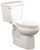 American Standard Colony Series 751CA101.020 Complete Toilet, Elongated Bowl, 1.28 gpf Flush, 12 in Rough-In, White [SKU: ORG0073643]
