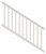 Xpanse Premier 73012466 Stair Rail Kit with Baluster, 6 ft L Actual, Square Profile, Polymer, White [SKU: ORG9020447]