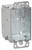 RACO 8500 Switch Box, 1 -Gang, 8 -Knockout, 1/2 in Knockout, Steel, Gray [SKU: ORG6151120]