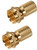 Zenith VA1002RG6TW Twist On Connector, F Connector, Gold [SKU: ORG6317234]