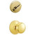 Schlage F Series F59PLY605 Interior Pack, Bright Brass, Knob Handle, 1-5/8 to 2 in Thick Door [SKU: ORG6645741]