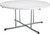 Lifetime Products 5402 Fold-in-Half Table, Steel Frame, Polyethylene Tabletop, Gray/White [SKU: ORG0829291]
