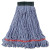 Web Foot Wet Mop Head, Shrinkless, Cotton/Synthetic, Blue, Medium, 6/Carton [SKU: RCPA252BLU]