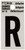 HY-KO RV-15/R Reflective Letter, Character: R, 1 in H Character, Black Character, Silver Background, Vinyl [SKU: ORG6248983]