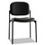 VL606 Stacking Guest Chair without Arms, Bonded Leather Upholstery, 21.25" x 21" x 32.75", Black Seat, Black Back, Black Base [SKU: BSXVL606SB11]