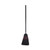 Flagged Tip Poly Bristle Janitor Brooms, 10 x 58.5, Wood Handle, Natural/Black, 12/Carton [SKU: BWK930BP]