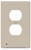 Westek LumiCover Classic LCR-CCDO-AL Wallplate Nightlight, 1.2 in L, 4-1/2 in W, Almond [SKU: ORG7371966]