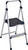 Cosco 11628ABK4 Folding Step Stool, 39.37 in H, 225 lb, Steel [SKU: ORG6840771]