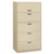 Brigade 600 Series Lateral File, 4 Legal/Letter-Size File Drawers, 1 Roll-Out File Shelf, Putty, 36" x 18" x 64.25 [SKU: HON685LL]