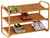 Honey-Can-Do SHO-01599 Shoe Rack, 3-Shelf, 36 in W, 24 in H, Bamboo, Brown [SKU: ORG3467982]