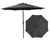 Seasonal Trends 62104 Crank Umbrella, 92.9 in H, 107.9 in W Canopy, 107.9 in L Canopy, Round Canopy, Steel Frame [SKU: ORG7113186]