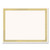 Foil Border Certificates, 8.5 x 11, Ivory/Gold with Braided Gold Border, 12/Pack [SKU: COS936060]