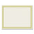 Foil Border Certificates, 8.5 x 11, Ivory/Gold with Channel Gold Border, 12/Pack [SKU: COS963070]