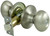 KNOB PRIVACY EGG SHAPE SATIN [SKU: ORG6997266]