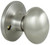 KNOB DUMMY EGG SHAPE SATIN NIC [SKU: ORG6997530]