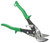Crescent Wiss M7R Aviation Snip, 9-1/4 in OAL, Straight Cut, Molybdenum Steel Blade, Non-Slip Grip Handle, Green Handle [SKU: ORG6869465]