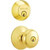 Schlage Plymouth Series FB52NVPLY505 Knob Lockset, 2 Grade, Keyed Alike Key, Polished Brass, 2-3/8 x 2-3/4 in Backset [SKU: ORG3686755]