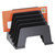 Recycled Plastic Incline Sorter, 5 Sections, DL to A5 Size Files, 8" x 5.5" x 6", Black [SKU: UNV08104]