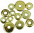 Jandorf 60140 Lamp Check Ring Assortment, Brass, For: 1/8 in IP Lamp Nipples [SKU: ORG3404530]