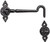 National Hardware N100-054 Spear Gate Hook, Steel, Black [SKU: ORG7227994]