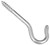 National Hardware V2040 N120-626 Ceiling Hook, 25 lb Working Load, #10, Steel, Zinc [SKU: ORG7155682]