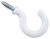 National Hardware N119-728 Cup Hook, Steel, Vinyl-Coated [SKU: ORG7183346]